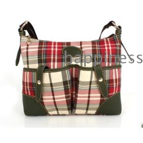  free shipping Women Bear The New Single Shoulder Inclined Shoulder Bag Is Mei red  Green 30.5CMx26CMx10.5CM