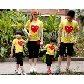 free shipping Han edition short-sleeved summer the family pack + pants, casual sport suits 