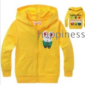  free shipping 32043 yellow mouse stick pure cotton terry cloth cap before printing bag coat