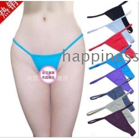  free shipping Female temptation transparent sexy t-shaped pants        