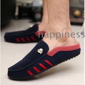 free shipping Men set foot scrub fashion trends driving boat shoes 6 Color Size 39-44      