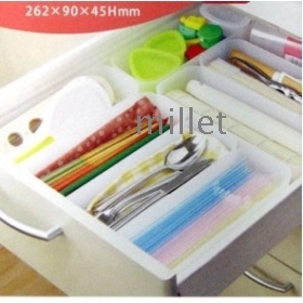 Japanese home multi-purpose drawer receive a case tableware sorting box single A389 sale 