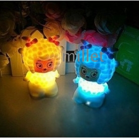 New colorful than card  PiKaQiu doll small night lamp dome pickup lamp