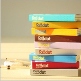 Čistý a svěží a krásná rozrušení diář note note book