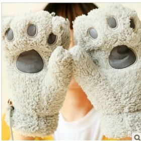 Japonsko a Jižní Korea módní teplý Medvědí dráp chlupaté rukavice PAWS COS rukavice