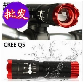 Side the focuser flashlight imports CREE Q5 variable light bulb light flashlight 115 