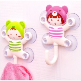  little stupid bear couple with sucker hook cartoon multi-function sucker hook twenty with 320 g 