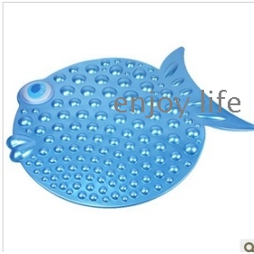 E6401 fish mat bath mat look funny for the bathroom 