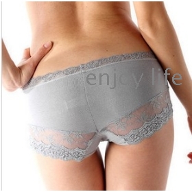 Multicolor optional bamboo fiber sexy   underwear underwear C474 hollow out straight Angle lady 