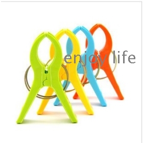 Large powerful clothes clip plastic bask in clothes tree large hanger clip a single sale C009 