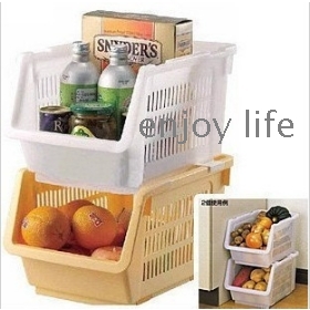 Cocina trama de capa suministros del hogar reciben una cesta de fruta y verdura popular puede doblar D017 estantes de la cocina