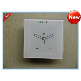 Dropshipping, Touch Screen fan switch, Touch fan speed switch used for fans,Crystal tempered glass panel, AC110V-240V