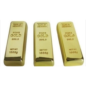 2013hot-- gold bar shape USB 2.0 memory stick rotate U disk 32gb flash drive thumbdrives #014