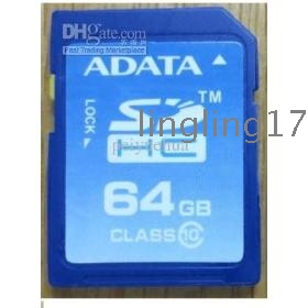   Nagyker - értékesítés ADATA 64GB kék Micro SD fényképezőgép memóriakártya ## 1062