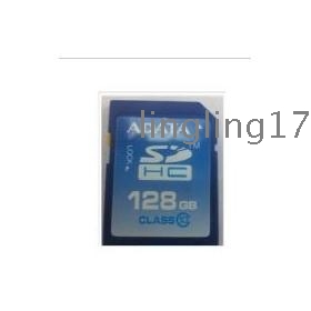 Wholesale new Free Shipping  ADATA 128GB blue Micro SD camera's Memory Card##9649