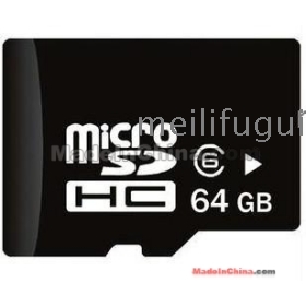 Wholesale - hot-  64GB SDHC Memory Card +Adapter Micro SD Card 64GB +gift Popular