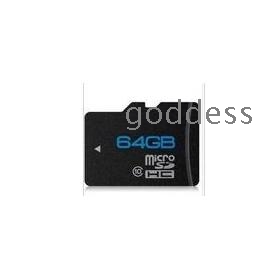 Přeprava NEW2013 zdarma --- horké MicroSD 64 GB. třída 10 Micro SD paměťová karta TF 64 GB, 64G s volným SD adaptérem