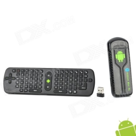 UG007 + RC11 kétmagos Android 4.1.1 Google TV Player Mini PC w / Bluetooth / Air Mouse billentyűzet SKU: 176099