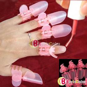 2014 Fashion Special Design for Nail Beauty 10 PCS Manicure Finger Nail Art Tips Cover Polish Shield Protector Clip# 23367|01|01