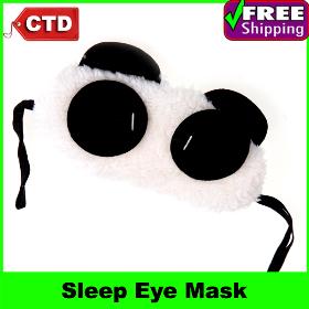 10 pcs/lot Cute Panda Shape Sleep Eye Mask Shade Cover Blindfold Blinker Eyeshade, Free Shipping