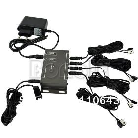 Promotions!! IR Repeater System Kit Hidden Infrared Remote Extender 8 Emitters 1 Receiver Wholesale &Retail Free Shipping 0150