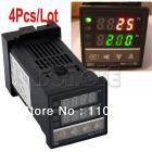 Cheapest 4Pcs/Lot PID Digital Temperature Control Controller Thermocouple 0 to 400 Degree REX-C100 0374