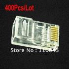 Hot Sale 400Pcs/Lot RJ45 RJ-45 CAT5 Cat5e Cat6 Cable Modular Plug Network Connector 096