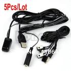 5Pcs/Lot 1 Receiver+4 Emitter for Infrared Remote Control Extender IR Repeater 0147