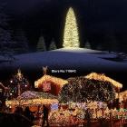 New 10M 100 LED Yellow Holiday Lights Decorative Lighting Christmas Party Festival Light Twinkle String Lamp Bulb 110V US 1126