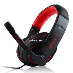 2014 Νέο GK - K9 NdFeB Hi Fi Ηχεία Surround Gaming Headset στερεοφωνικά ακουστικά με Micphone Για Gamer Υπολογιστών SV000511 B002