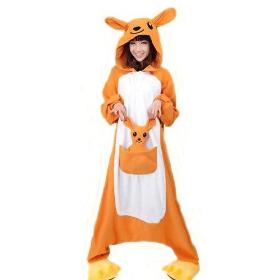 Hot Kigurumi Pajamas Adult Anime Cosplay Halloween Costume Outfit_Kangaroo