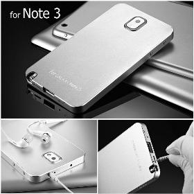Aluminio de la nueva llegada de la estera superficie de metal la caja de parachoques para Samsung Galaxy Note 3 III lujo ultrafinos 9 colores envío de la gota