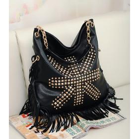 woman bags Retro Rivet Fringe Tassel handbag new arrival fashion shoulder bag BK454