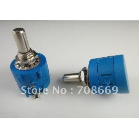 3590S-2-203L 20K ohm Rotary Huzal Precíziós potenciométer 10 Kapcsolja