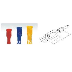 Bullet shape female full insulation terminals yellow FRD 5.5-195 12-10 AWG 4-6mm