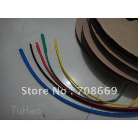 25mm Dia.Diameter Varmekrympende Tube Shrink Tubing 2M 6.56FT Red Color