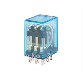 10 Set 12V DC Puissance de bobine relais MY3NJ HH53P -L 11Pin 3NO 5A 3NF Avec Socket base