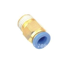 25db 6mm 1/4 "Pneumatikus csatlakozók male straight egyérintéses szerelvények BSPT