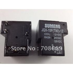 JQX - 15F T90 Elektromagnetická relé 12V DC COIL 30A 240V AC / 28V DC 20A
