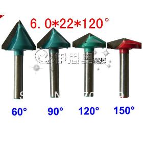 CNC router 3D wood engraving bit 6.0*22*120