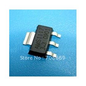 100pcs AMS1117-3.3V AMS1117 1117 3.3V 1A Voltage Regulator LDO SOT-223