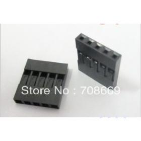 100pcs Dupont Connector Housing Female 2.54mm 1x5P