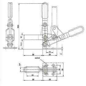 102B קלאמפ Toggle 5pcs כלי יד