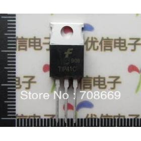 100pcs TIP41C NPN 100V 6A 65W Medium Power Transistor