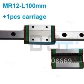 linear guide MR12 -L150mm +1pcs blocks carriage size the same with HIWIN MGN12C