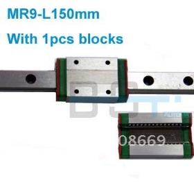 linear guide MR9 -L200mm with 1pcs blocks carriage # HIWIN MGN9C