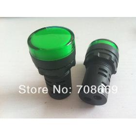 Brand New Green DC 12V 22mm LED Power Indicator Signal Light Wholesale