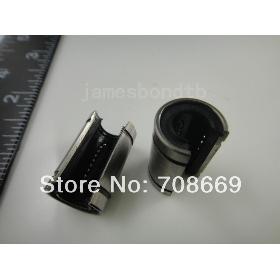 2pcs LM10UUOP 10mm Open Linear Ball Bearing