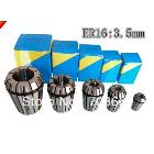 Full sets ER16 3.5mm precision spring collet for CNC milling lathe tool and spindle motor