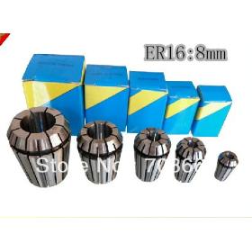 קולט אביב דיוק 8mm ER16 סטים מלאלכלי מחרטת כרסום CNCוציר מנוע